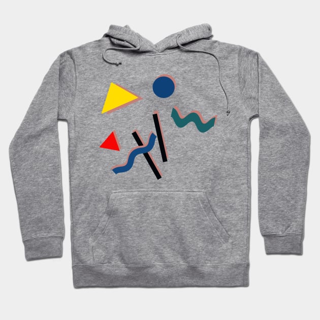 Squiggles and Shapes Hoodie by FrancisTheThriller